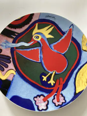 Corneille - Keramiek bord “ Vuurvogel “ kopen? Bied vanaf 50!