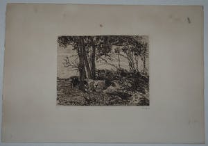Willem de Zwart - Koeien onder bomen kopen? Bied vanaf 45!