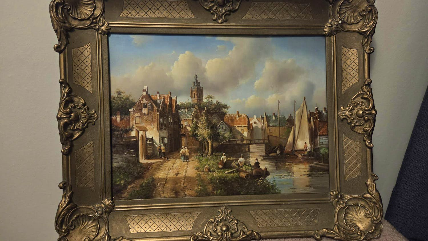 Onbekend - Oud Hollands stadsgezicht kopen? Bied vanaf 150!