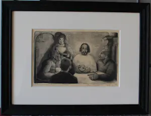 Jan Strube - "Christus en de Emausgangers" No. 9 kopen? Bied vanaf 85!