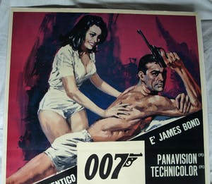 Curiosa - Italiaans filmaffiche : James Bond 007 , Thunderball , Sean Connery - 1965 kopen? Bied vanaf 1!