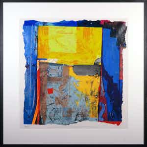 Jos Verwiel - Zeefdruk, Kitrino - Ingelijst verkocht voor € 35!