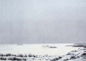 Edgar Fernhout - winterlandschap verkocht voor € 75!