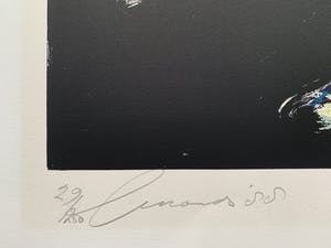 Eugene Brands - kleurenzeefdruk - 'The Grapes' - 1988 kopen? Bied vanaf 1!