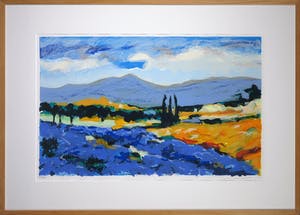 Willem Brauck - Zeefdruk, Lavande e Tournesol - Ingelijst (Groot) kopen? Bied vanaf 50!