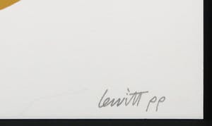 Sol LeWitt - Zeefdruk uit de serie 'Five Geometric Figures in Five Colors' - Ingelijst kopen? Bied vanaf 1!