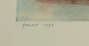 Frank Couteaux - Geurt van Dijk + onbekend, Lot van drie stuks grafiek kopen? Bied vanaf 1!