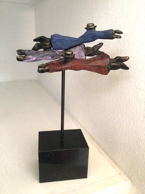 Hans Kuyper - Sculptuur “ VOGELVRIJ “ kopen? Bied vanaf 95!