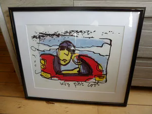 Herman Brood - Zeefdruk. Titel, "Way past cool ". kopen? Bied vanaf 250!