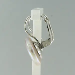 18k witgouden oorhangers bezet met parelmoer kopen? Bied vanaf 300!
