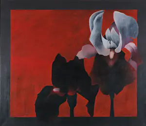 Rob Vermeer - Olieverf op doek, Nightflower (Zeer Groot!) kaufen? Bieten Sie von 20!