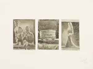 Luc Tuymans - Untitled (Tryptich) - 2001 kopen? Bied vanaf 1995!