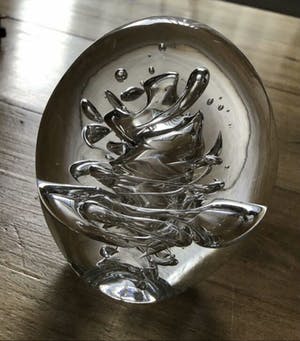 Niet of onleesbaar gesigneerd - Murano presse-papiers en Over.Oltre waxinelicht houder, gemerkt kopen? Bied vanaf 1!