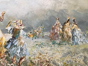 Marie Charlot - Paardenrit op strand. kopen? Bied vanaf 1!