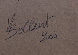 Jan Bollaert - Acryl op landkaart, Ebonny Man - Ingelijst (Groot) kopen? Bied vanaf 50!