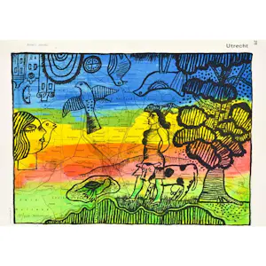 Corneille - Kleurenzeefdruk UTRECHT Handgesigneerd kopen? Bied vanaf 245!