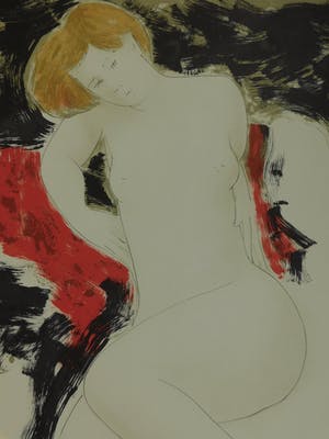 Alain Bonnefoit - Nu à la chaise rouge kopen? Bied vanaf 45!