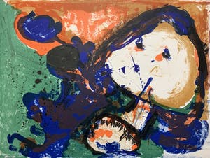 Mogens Balle - kleurenlitho 1967 kopen? Bied vanaf 149!