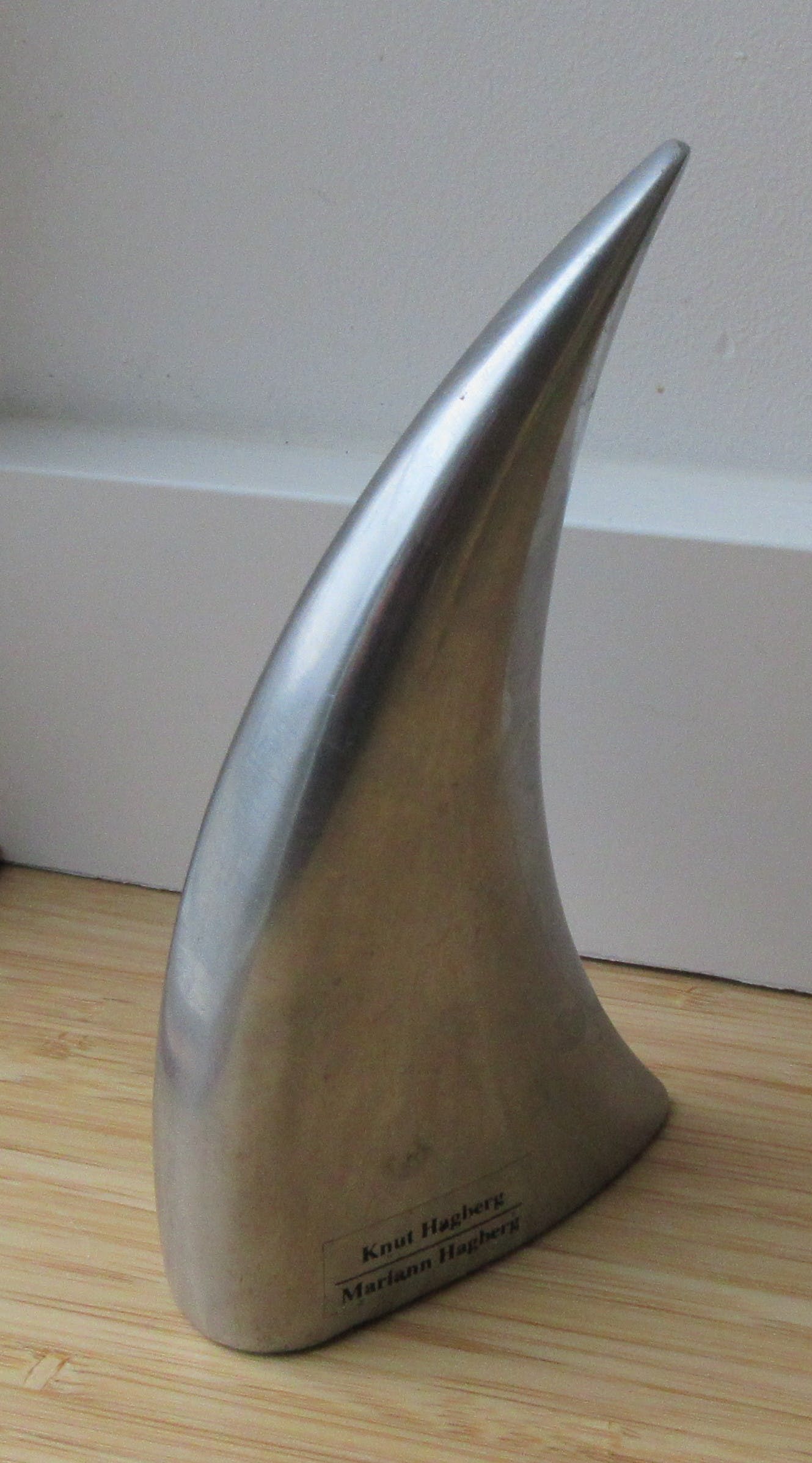 Knut & Marianne Hagberg - Paar Aluminium design sculpturen kopen? Bied vanaf 24!