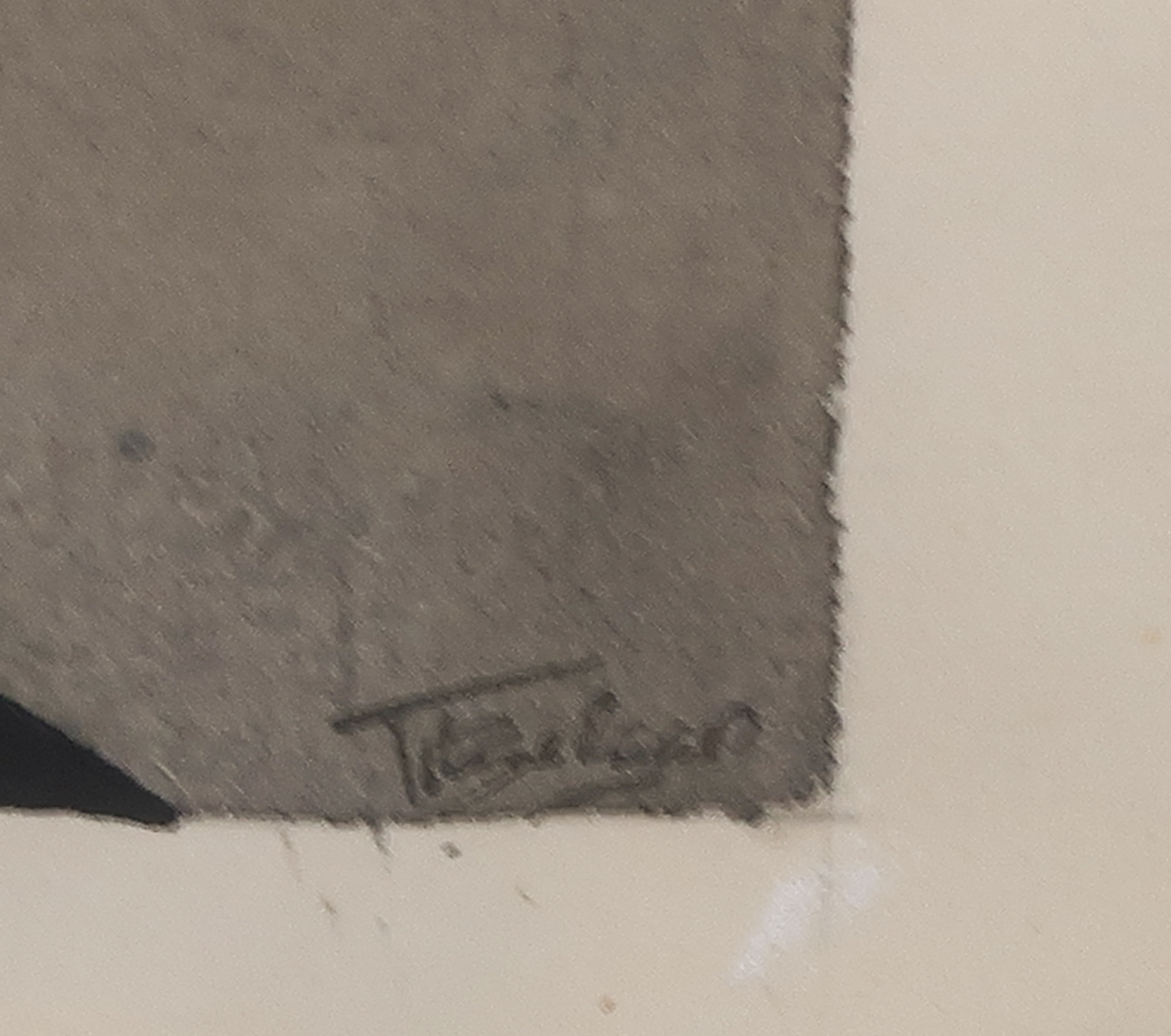 Henri Titselaar - Inkttekening, Abstracte compositie + boek - Ingelijst kopen? Bied vanaf 40!
