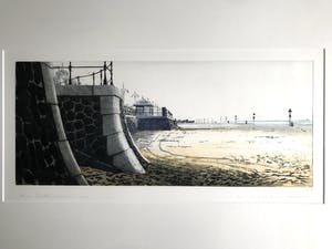 Wim Bettenhausen - Aan de voet van de boulevard (Grote ets met aquatint) kopen? Bied vanaf 139!