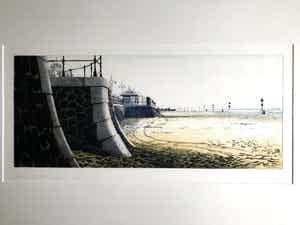 Wim Bettenhausen - Aan de voet van de boulevard (Grote ets met aquatint) verkocht voor € 139!