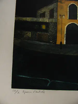 Jacques J.J. Rigal - BAHNHOF MONTPARNASSE - Epreuve d´ artiste . kopen? Bied vanaf 150!