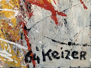 Jerry Keizer - olieverf op doek - zonder titel - 1964 kopen? Bied vanaf 1250!