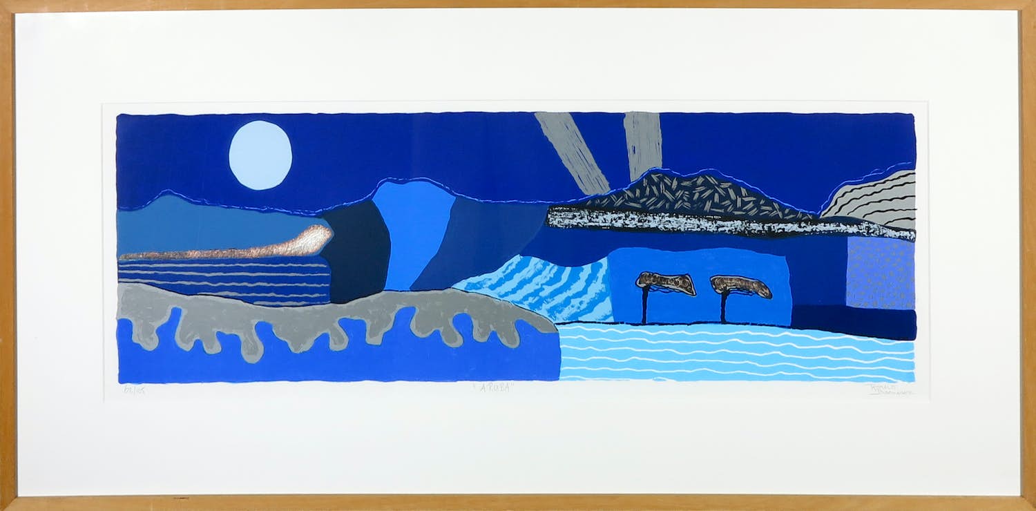 Ronald Boonacker - Zeefdruk, Aruba - Ingelijst (Groot) kopen? Bied vanaf 50!