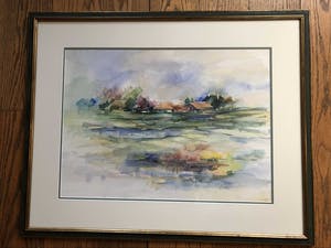Harrie Schreinemachers - Aquarel Landschap kopen? Bied vanaf 150!