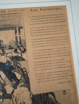 Paul Balluriau - litho uit 1895 en een gratis boek over Parijse prentkunst kopen? Bied vanaf 50!