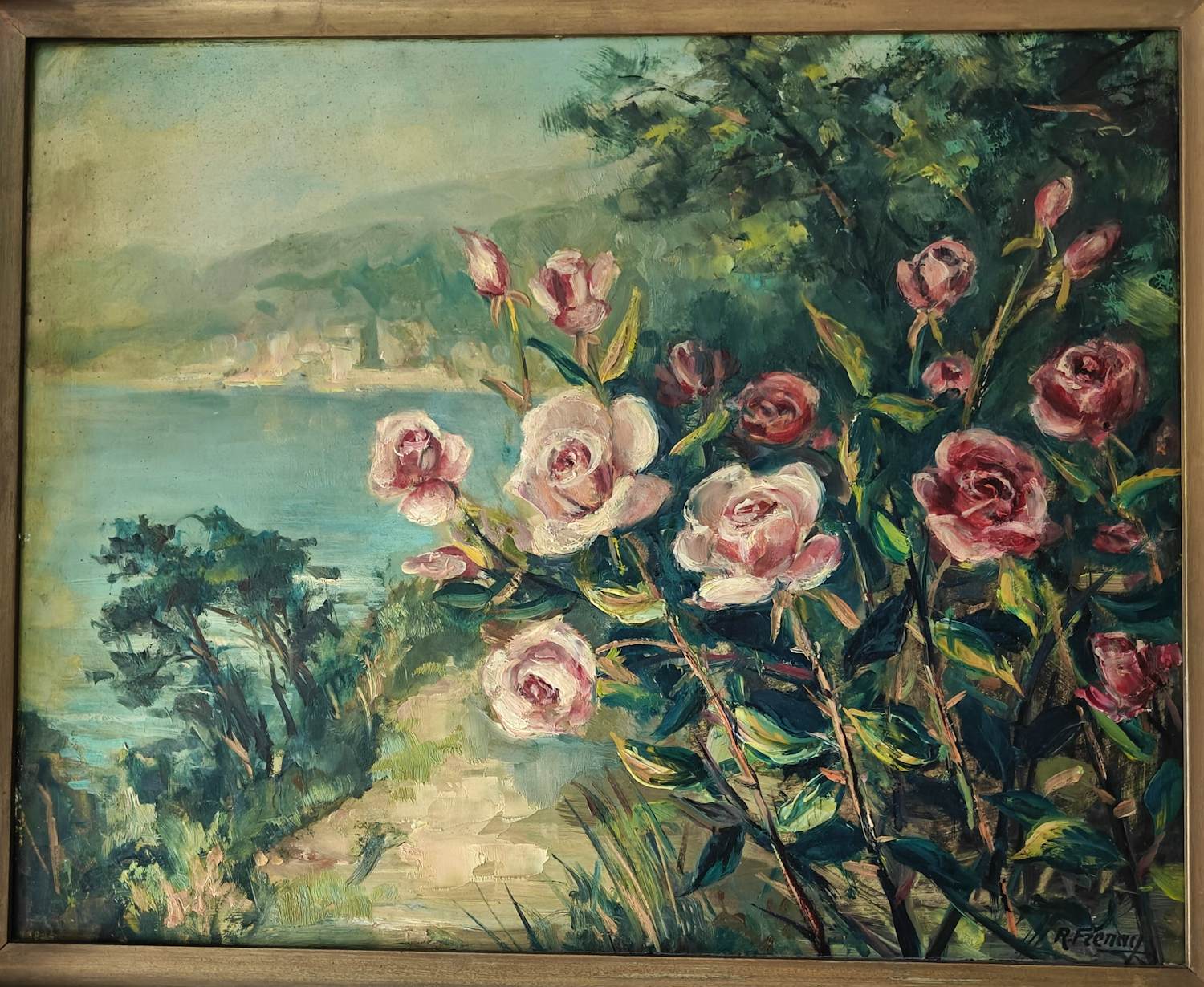 Robert Frenay - Bloemen en struiken in een landschap kopen? Bied vanaf 50!