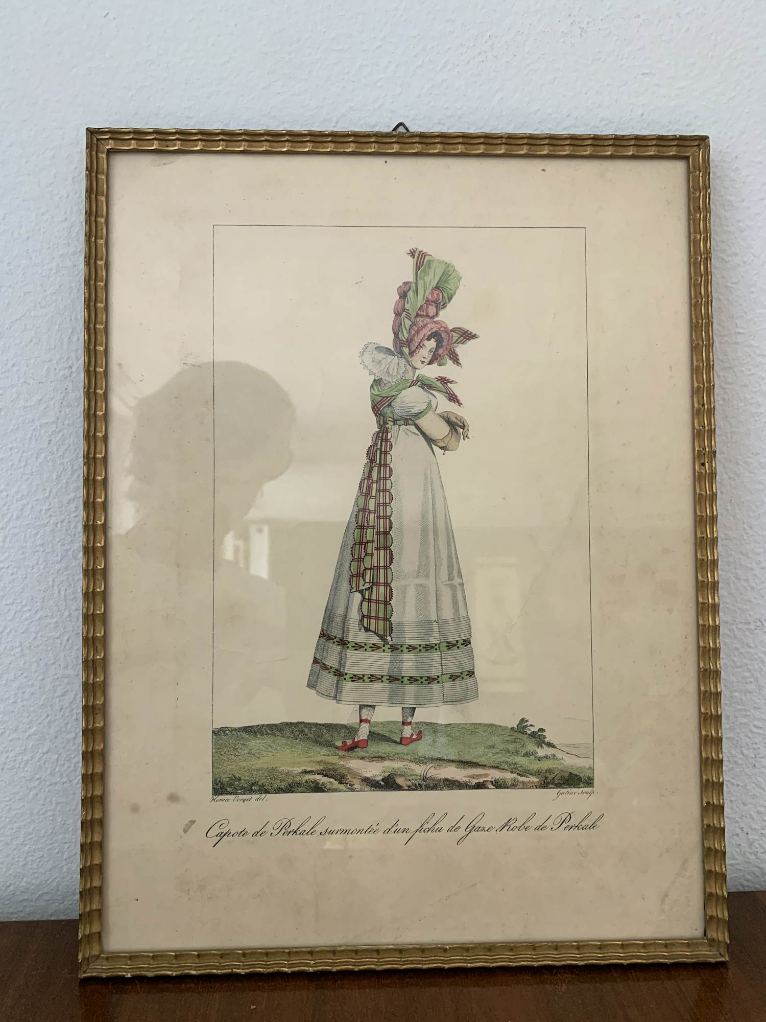 Horace Vernet - Capote de Perkale surmontée d'un fichu de Gaze Robe de Perkale verkocht voor € 20!