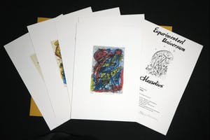 Henk Hesselius - Map met 6 zeefdrukken, Experimenteel Universum kopen? Bied vanaf 1!