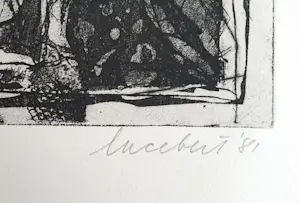 Lucebert - Ets: Paradijs & gedicht (1981) kopen? Bied vanaf 150!