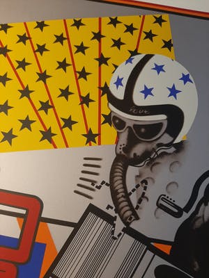 Peter Phillips - Custom painting nr. 6 - Zeer grote litho uit 1965 kopen? Bied vanaf 600!