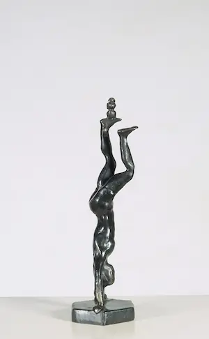 Nicolas Dings - Bronzen beeld, Balans kopen? Bied vanaf 160!