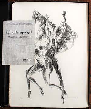 Georgette De Groote - Tijl Uilenspiegel: 10 originele lithografieën verkocht voor € 65!