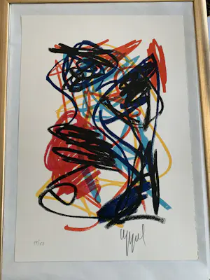 Karel Appel - Op steen gedrukt 1962 kopen? Bied vanaf 450!