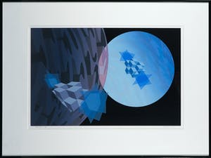 Hans Klaui - Zeefdruk, Zonder titel - Ingelijst kopen? Bied vanaf 1!