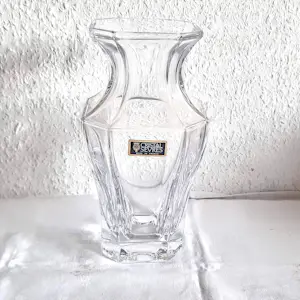 Sevres - Kristall Vase sechseckig Transparent von Sevres France kopen? Bied vanaf 120!