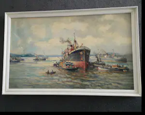 Evert Moll - Havengezicht kopen? Bied vanaf 249!