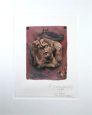 Gerti Bierenbroodspot - Zeefdruk, Petra - Ingelijst kopen? Bied vanaf 1!