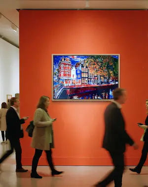 Elva Polyakova - Nacht in Amsterdam - achter glas kopen? Bied vanaf 80!