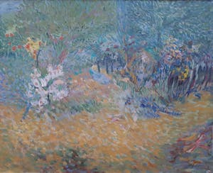 Reggi Scherpbier - Z.T., Impressionistisch landschap kopen? Bied vanaf 100!