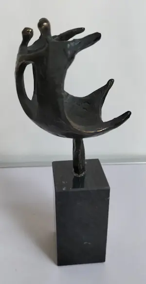 Corry Ammerlaan - Bronzen beeldje op marmeren sokkel/voet kopen? Bied vanaf 30!
