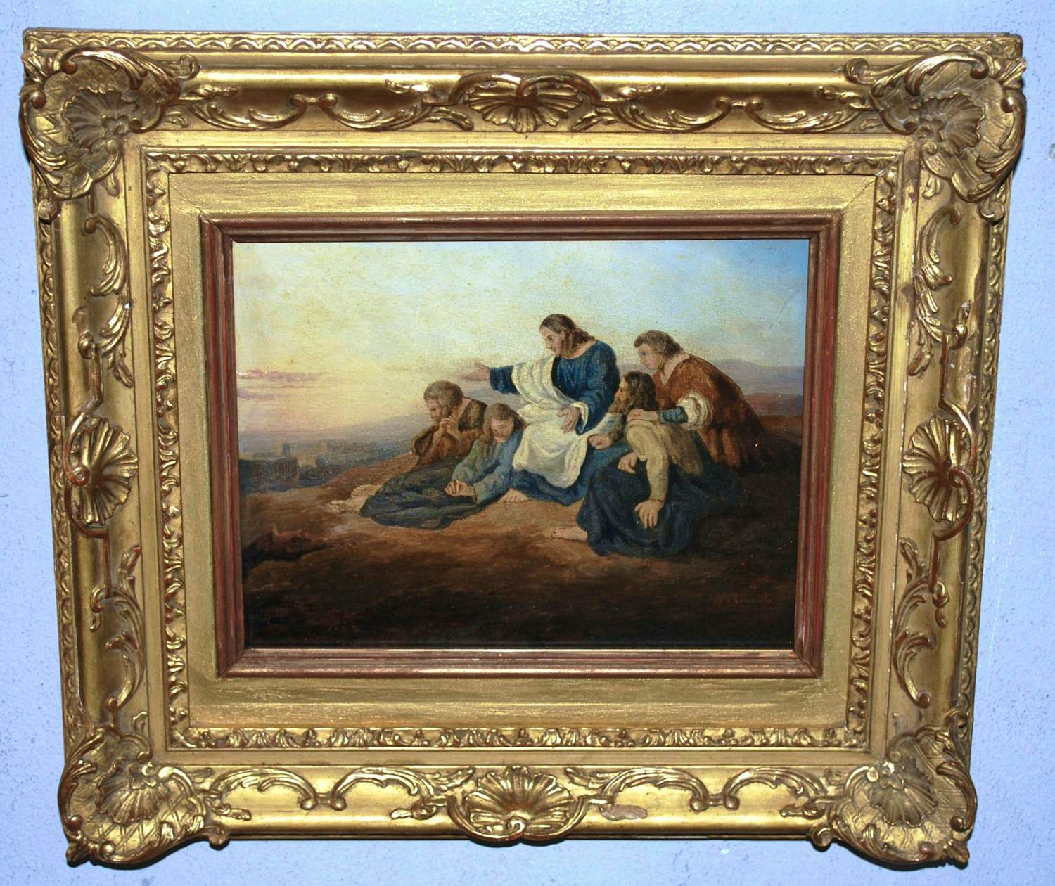 AcheterCarl Eduard Ahrendts - Klaagzang over Jeruzalem - olieverf op paneel - midden 19e eeuw? Enchérissez de 495!