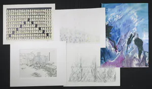 Saskia van Dijk - en andere! - Lot met 10 werken (grafiek én origineel) op papier kopen? Bied vanaf 1!