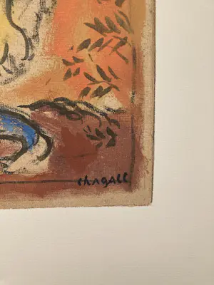 Marc Chagall - La lutte de Jakob et l'Ange kopen? Bied vanaf 40!