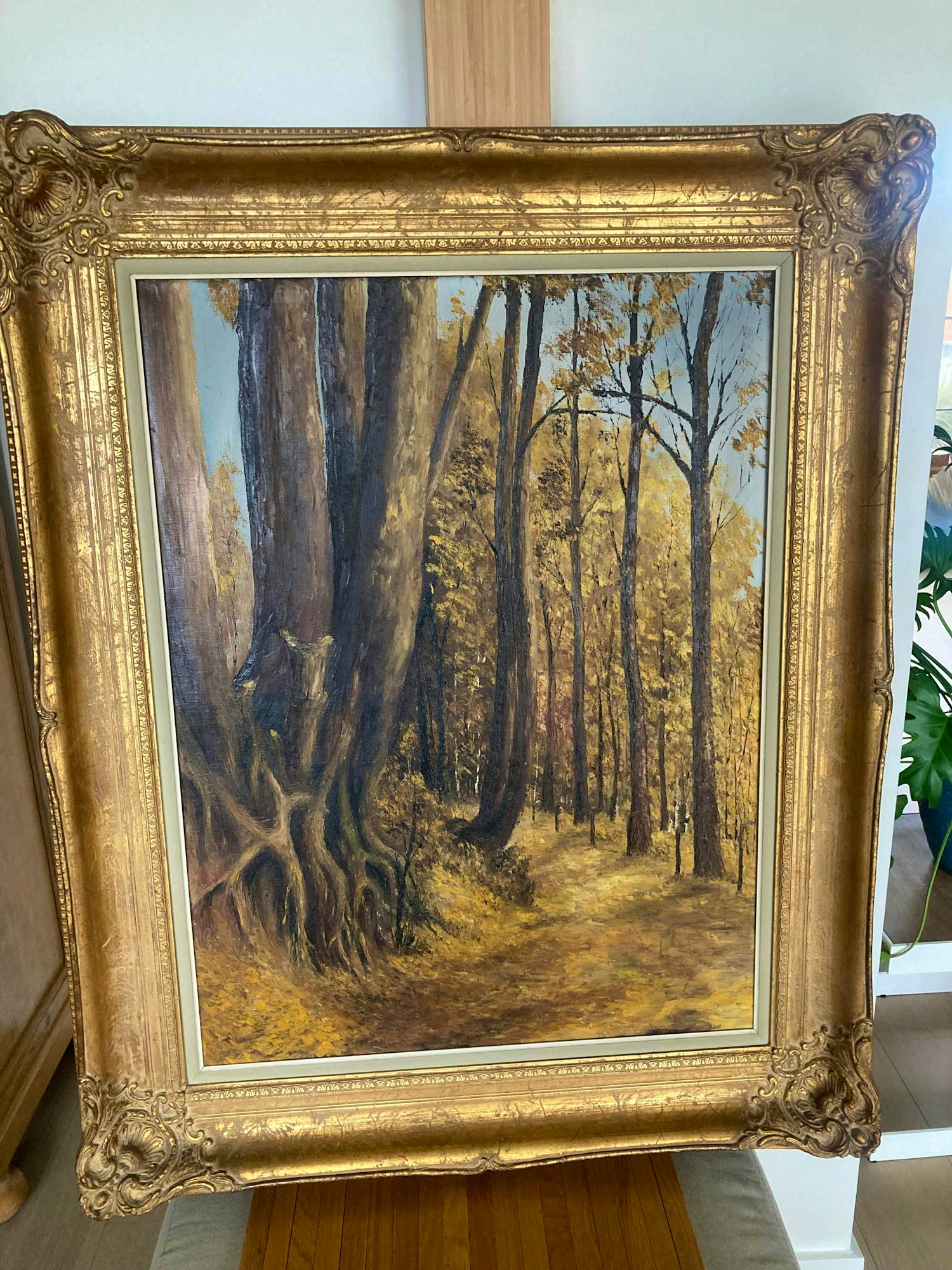 Onbekend - Expressief Modern Schilderij – Gesigneerd, Onbekende Kunstenaar – Herfst kopen? Bied vanaf 60!